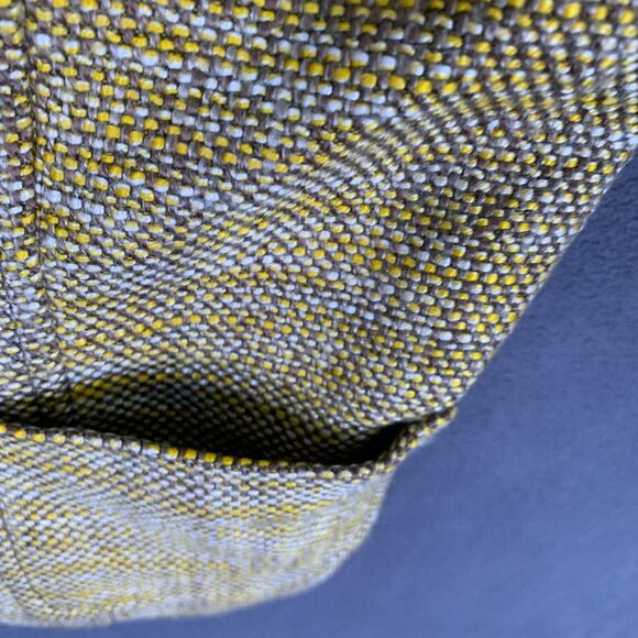 The Limited Blazer Small Tweed Yellow Brown Pockets Jacket Lined Careercore - Picture 6 of 8